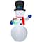 7ft. Airblown® Inflatable Snowman with Gift